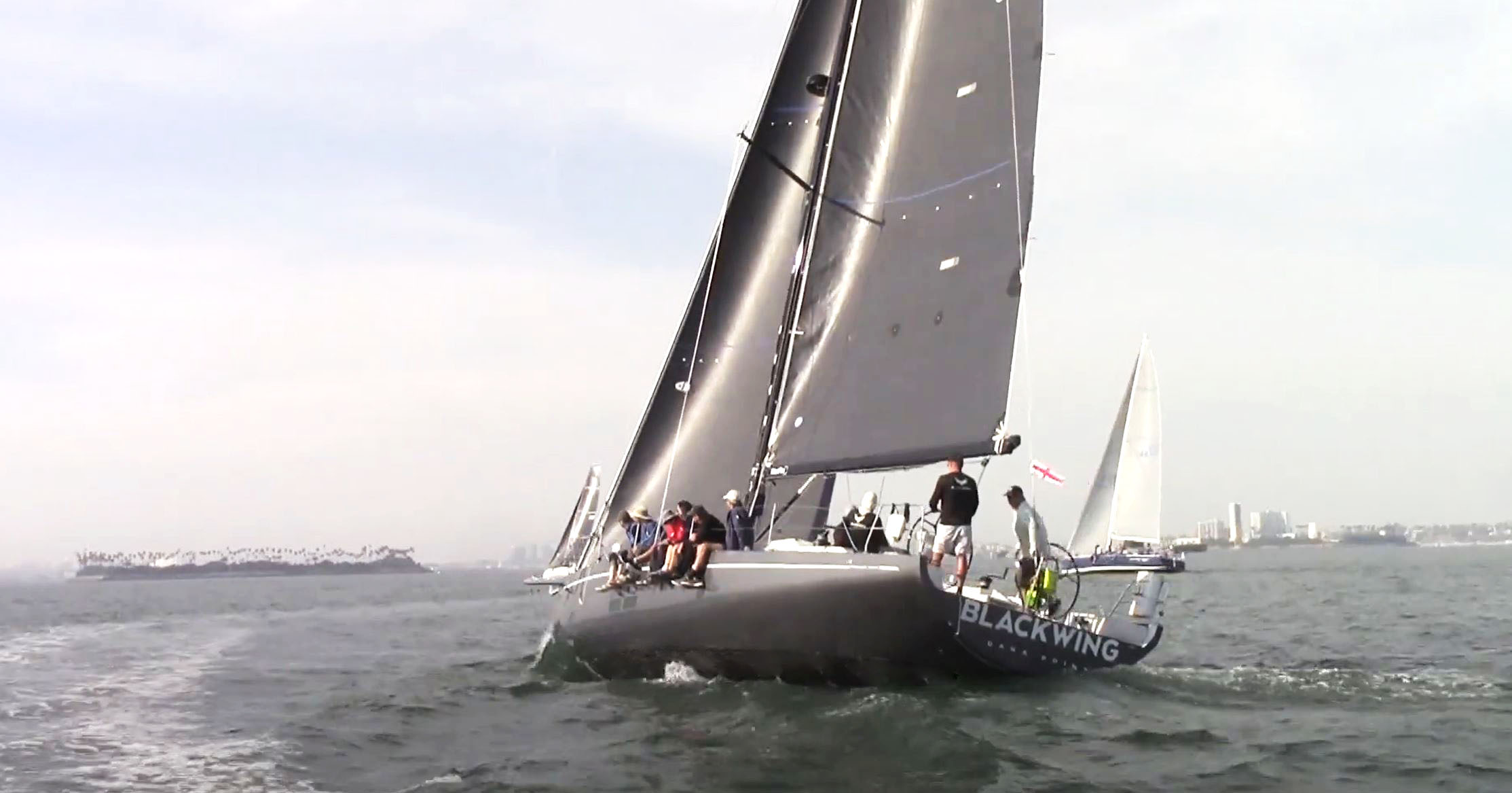 Blackwing with crew, Santa Barbara Yacht Club