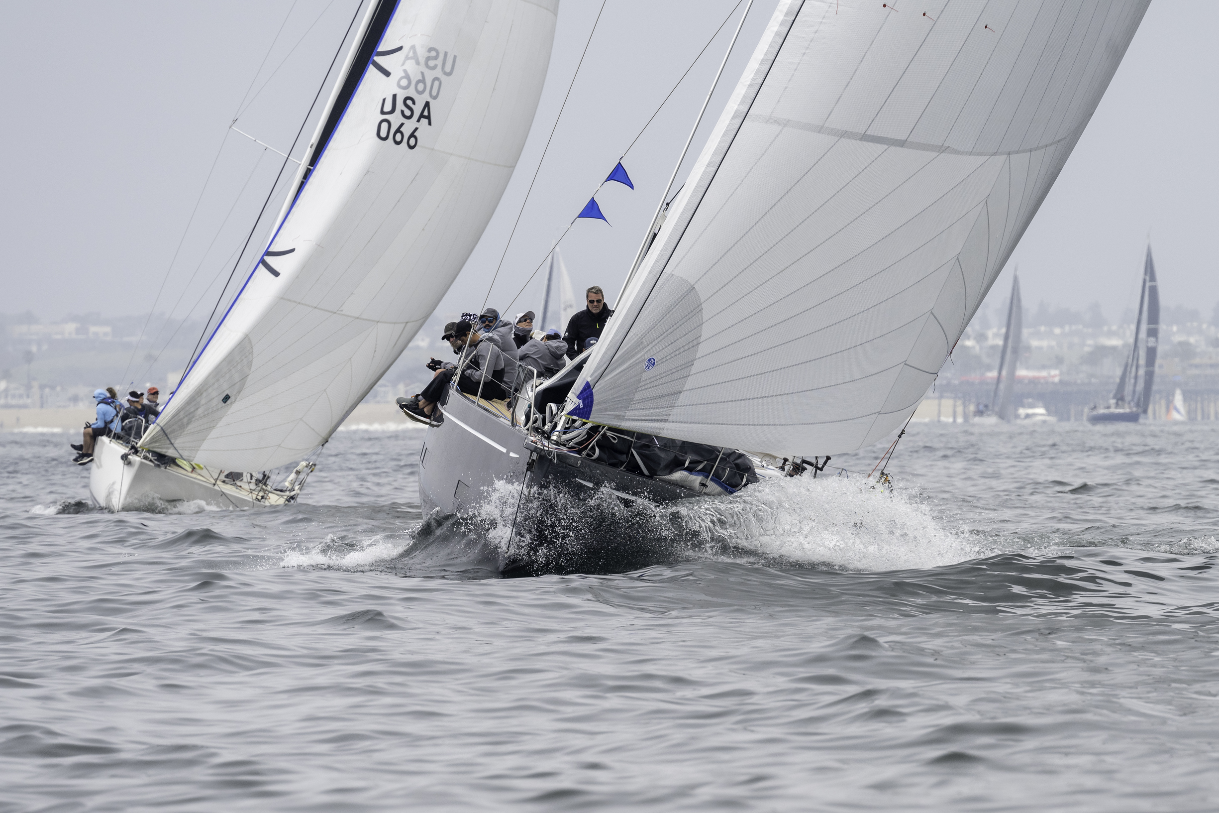 Blackwing at the start of an offshore race